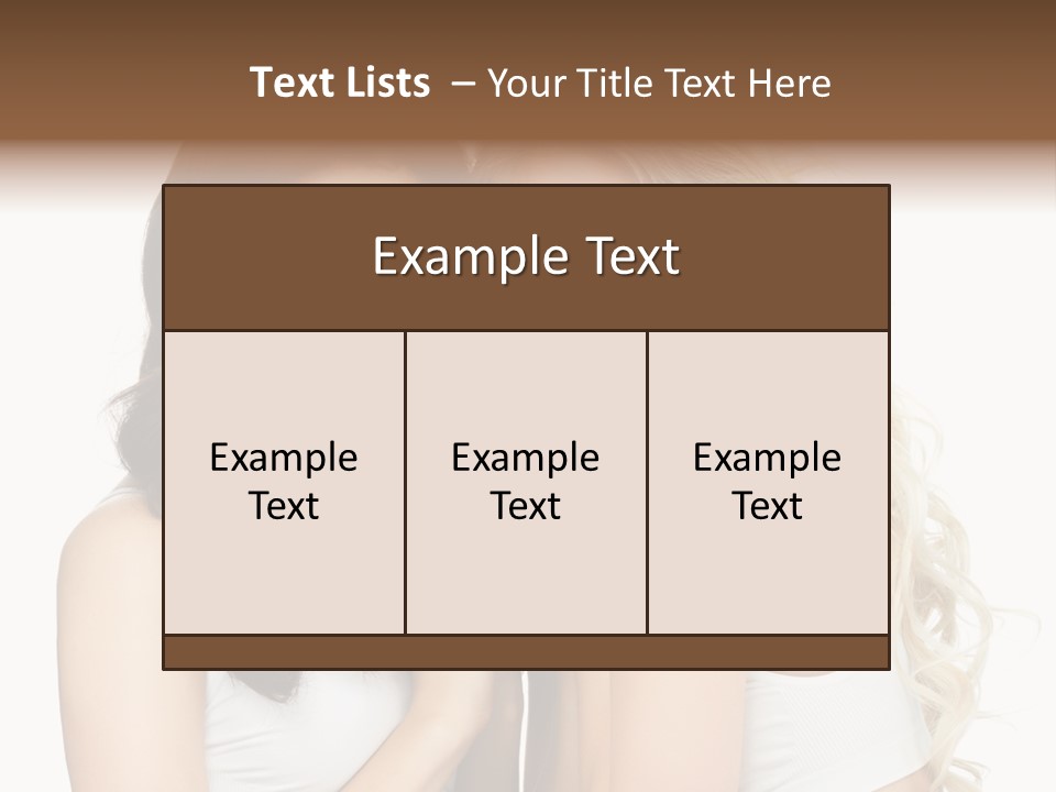 Long  Female PowerPoint Template