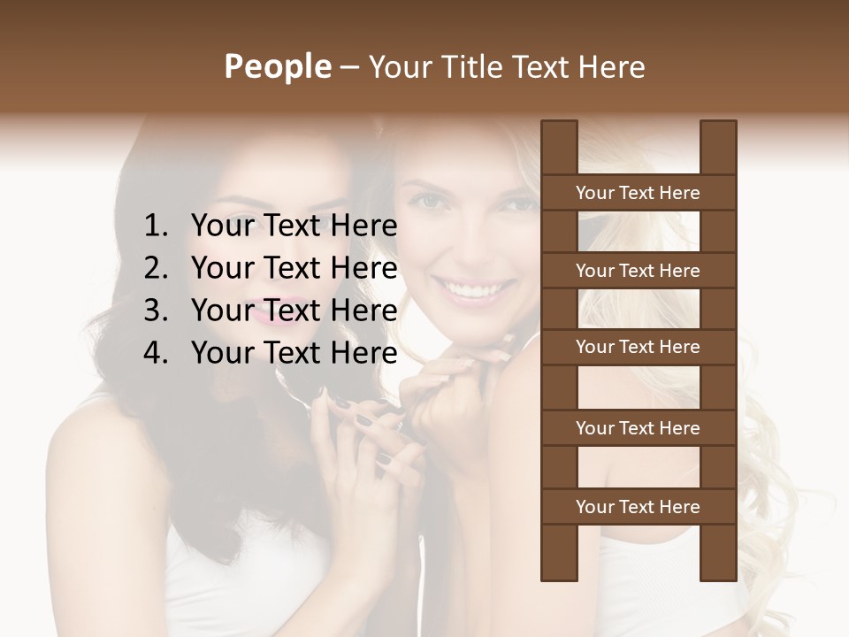 Long  Female PowerPoint Template
