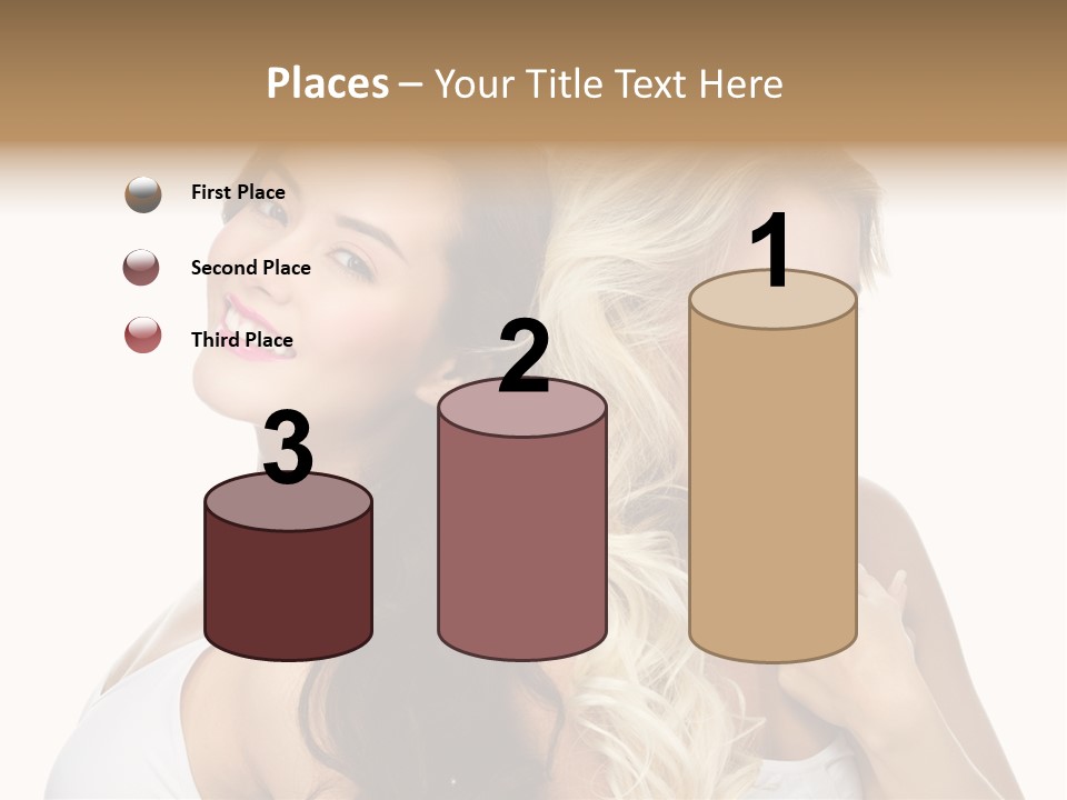 Portrait Studio Shot Cosmetics PowerPoint Template