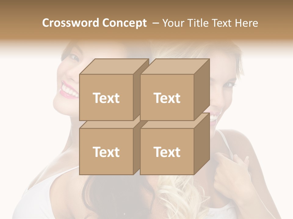 Portrait Studio Shot Cosmetics PowerPoint Template