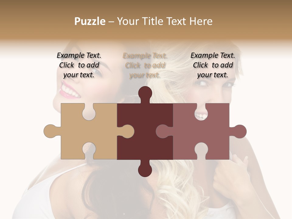 Portrait Studio Shot Cosmetics PowerPoint Template