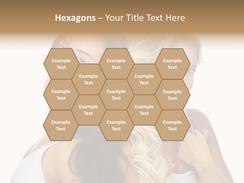 Portrait Studio Shot Cosmetics PowerPoint Template