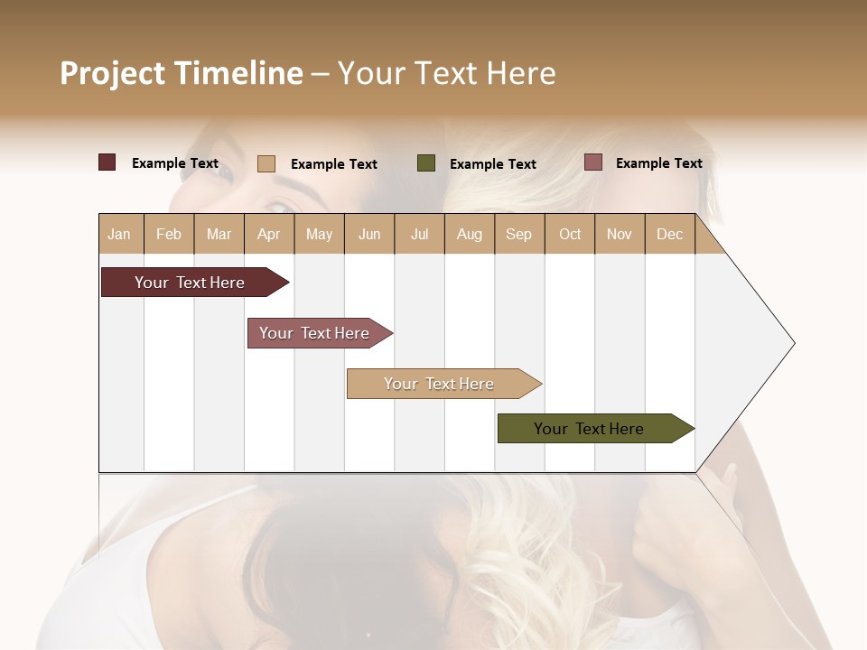 Portrait Studio Shot Cosmetics PowerPoint Template
