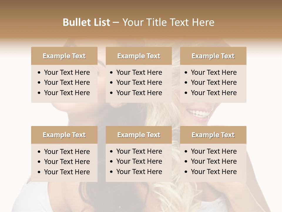 Portrait Studio Shot Cosmetics PowerPoint Template