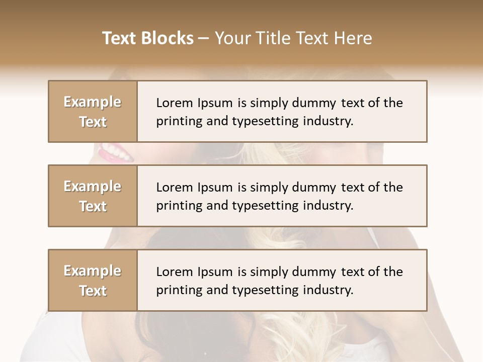 Portrait Studio Shot Cosmetics PowerPoint Template