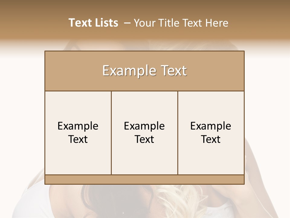 Portrait Studio Shot Cosmetics PowerPoint Template