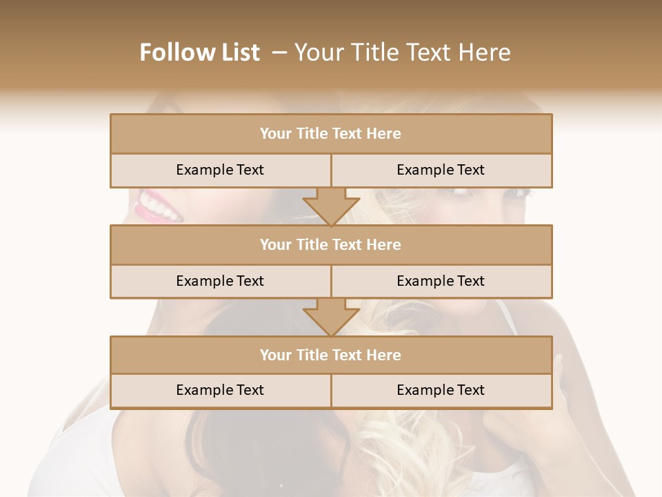 Portrait Studio Shot Cosmetics PowerPoint Template