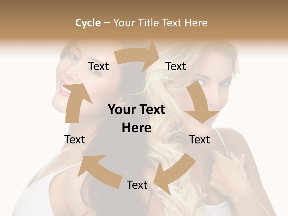 Portrait Studio Shot Cosmetics PowerPoint Template