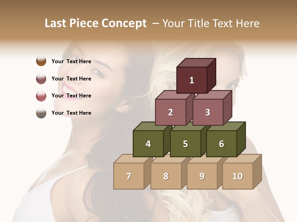 Portrait Studio Shot Cosmetics PowerPoint Template