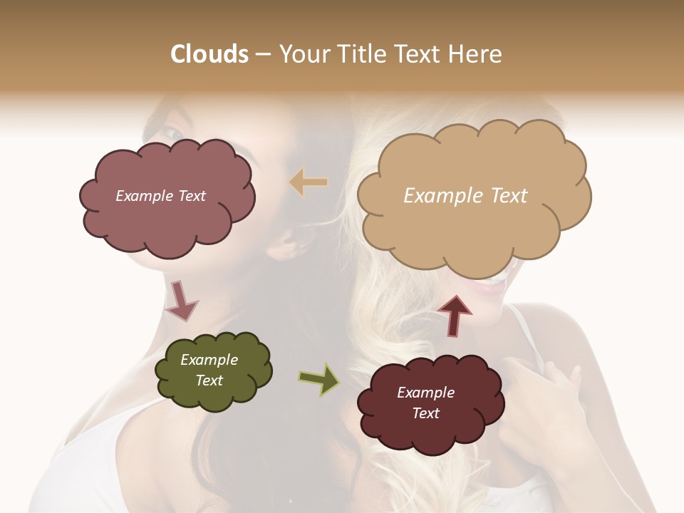 Portrait Studio Shot Cosmetics PowerPoint Template