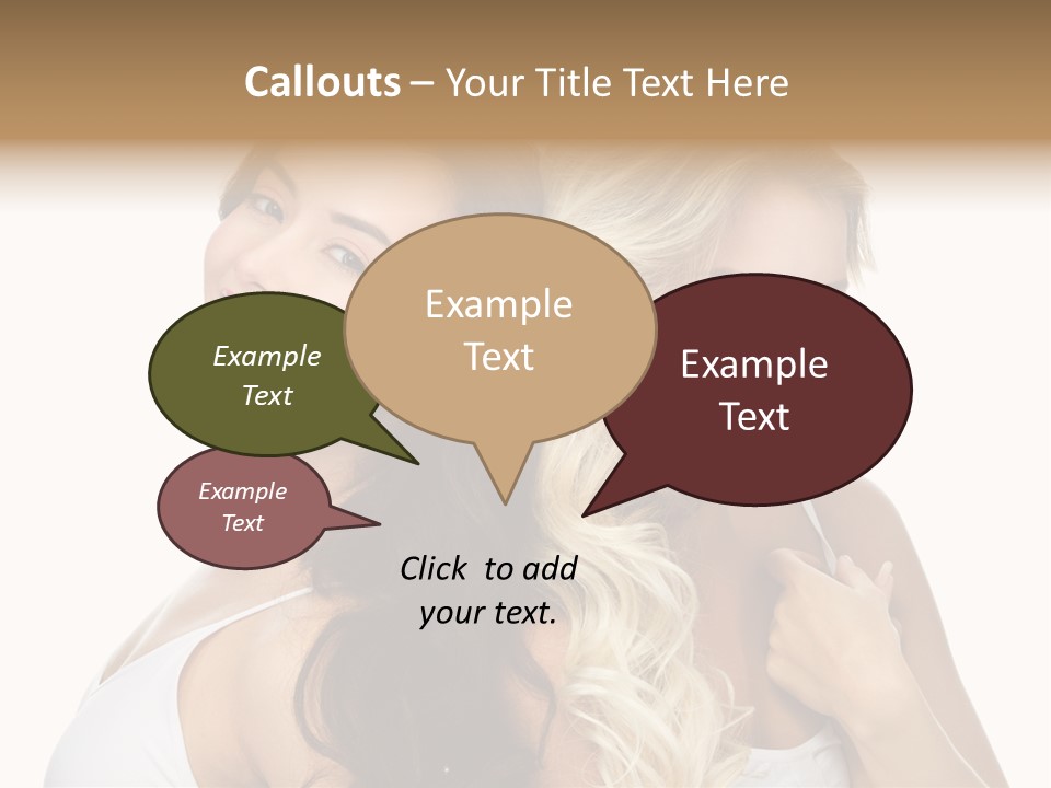 Portrait Studio Shot Cosmetics PowerPoint Template