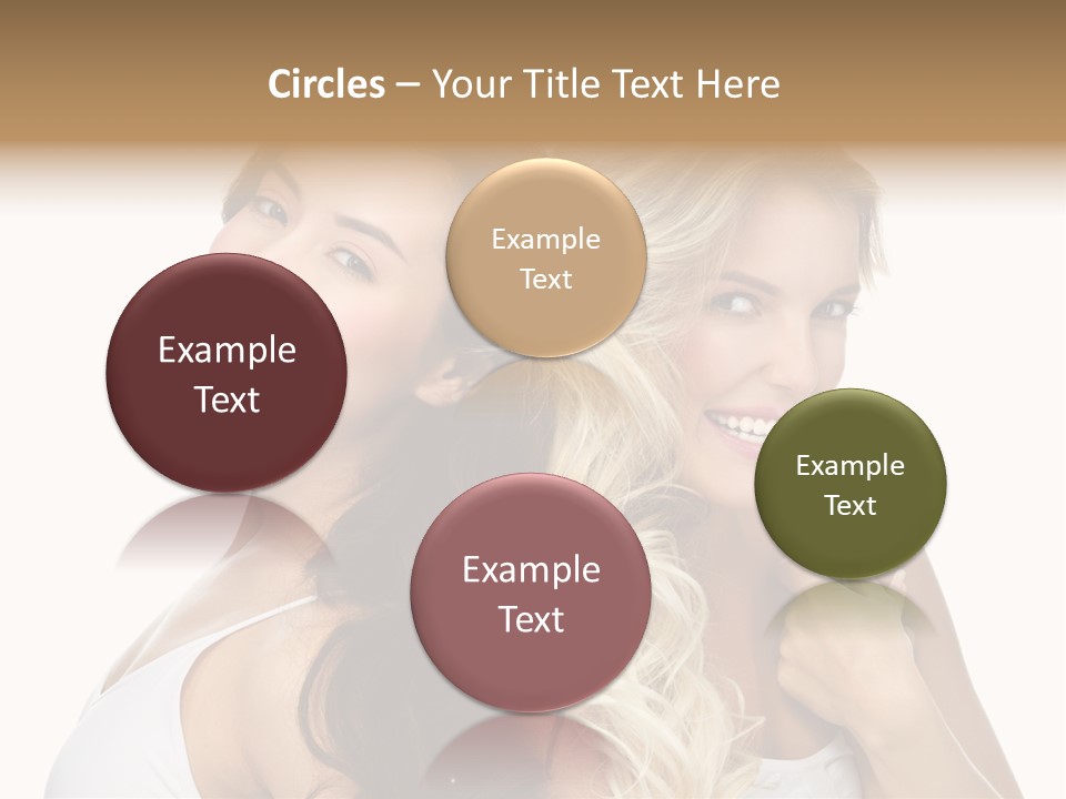 Portrait Studio Shot Cosmetics PowerPoint Template