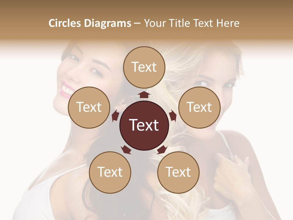 Portrait Studio Shot Cosmetics PowerPoint Template