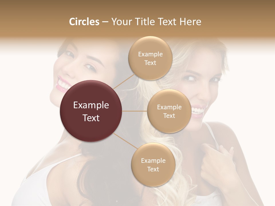 Portrait Studio Shot Cosmetics PowerPoint Template