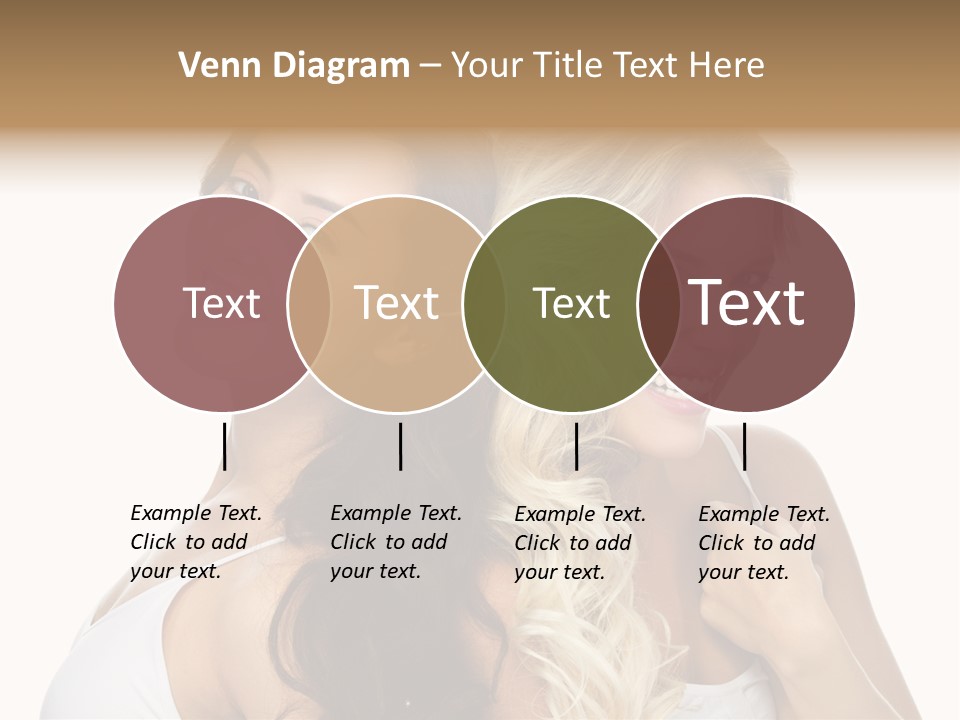 Portrait Studio Shot Cosmetics PowerPoint Template