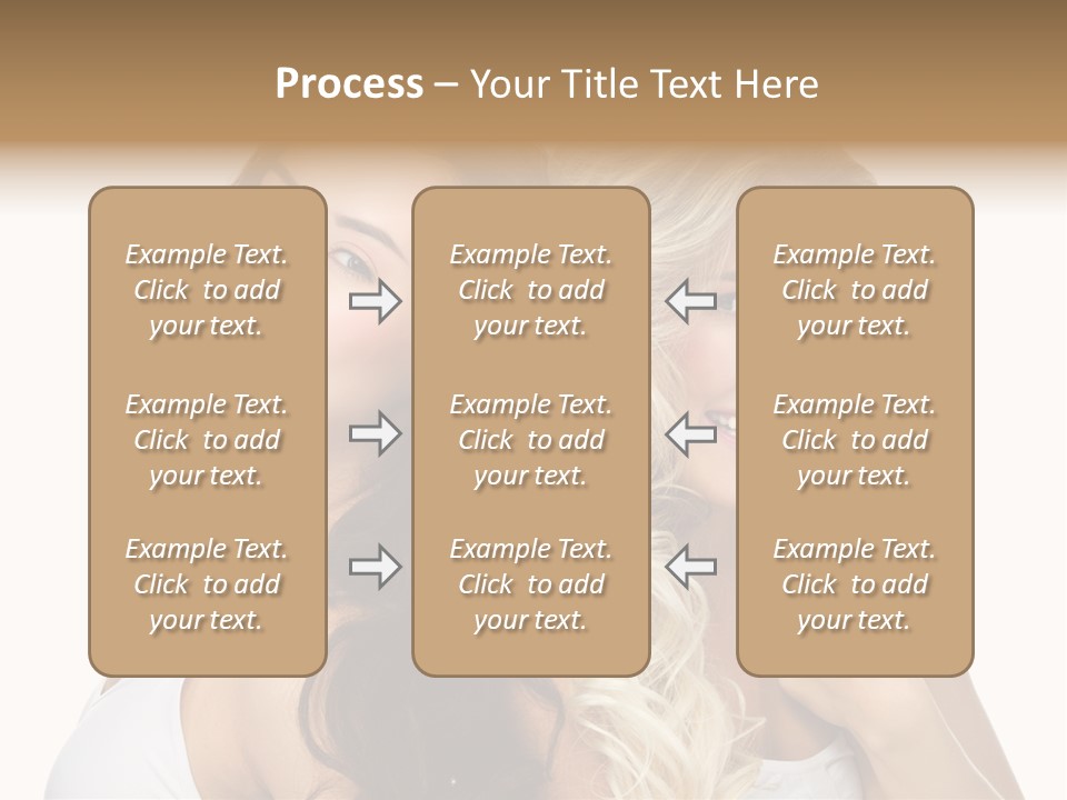 Portrait Studio Shot Cosmetics PowerPoint Template