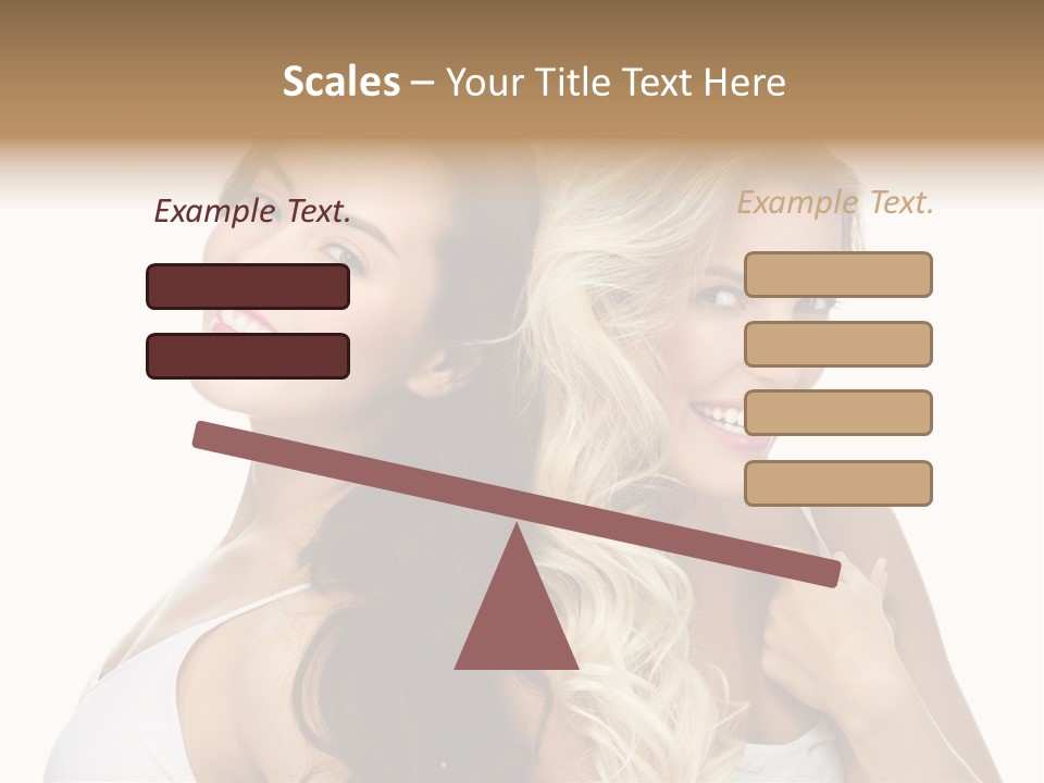 Portrait Studio Shot Cosmetics PowerPoint Template