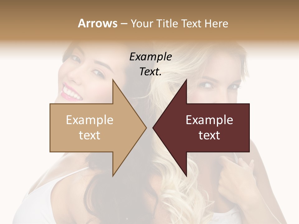 Portrait Studio Shot Cosmetics PowerPoint Template