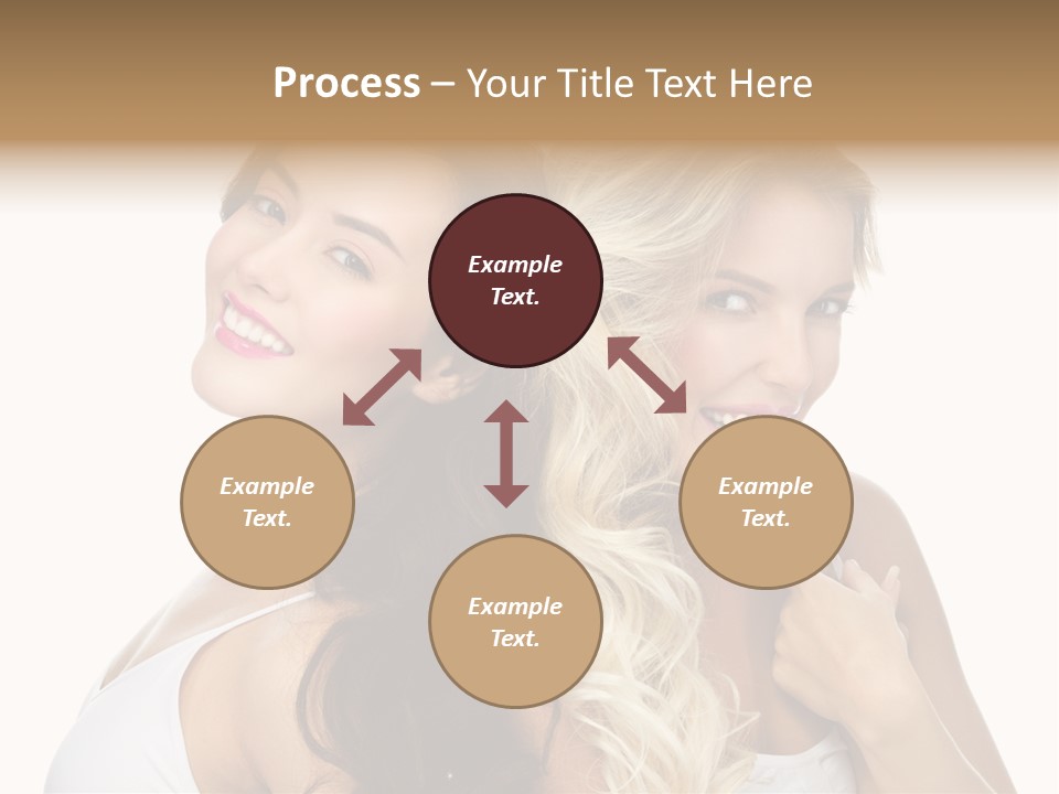 Portrait Studio Shot Cosmetics PowerPoint Template