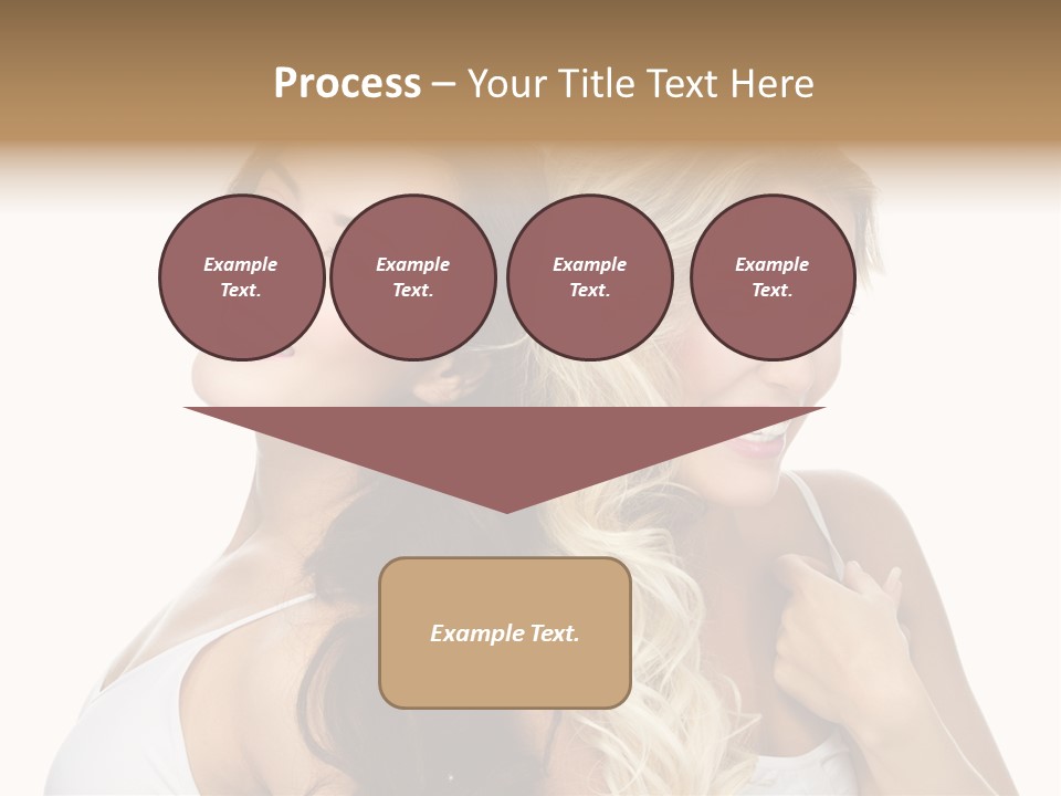 Portrait Studio Shot Cosmetics PowerPoint Template