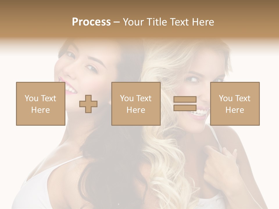 Portrait Studio Shot Cosmetics PowerPoint Template