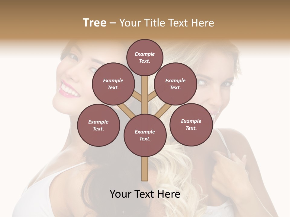 Portrait Studio Shot Cosmetics PowerPoint Template