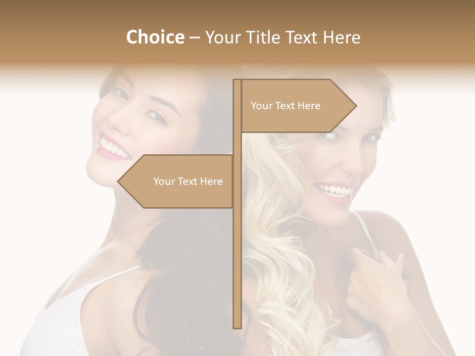 Portrait Studio Shot Cosmetics PowerPoint Template