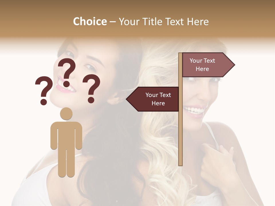 Portrait Studio Shot Cosmetics PowerPoint Template