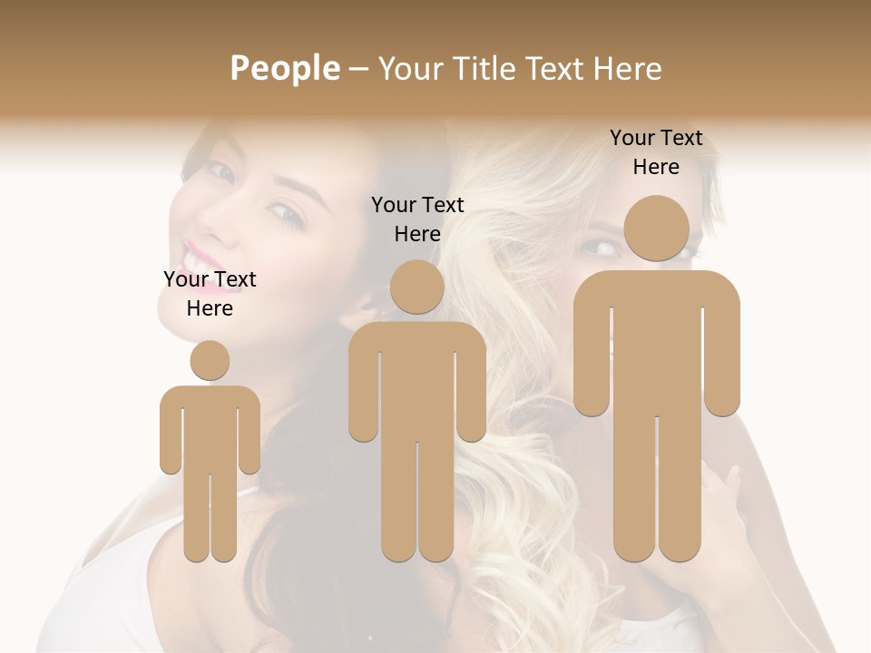 Portrait Studio Shot Cosmetics PowerPoint Template