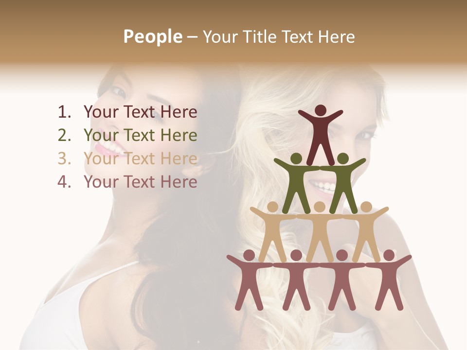 Portrait Studio Shot Cosmetics PowerPoint Template