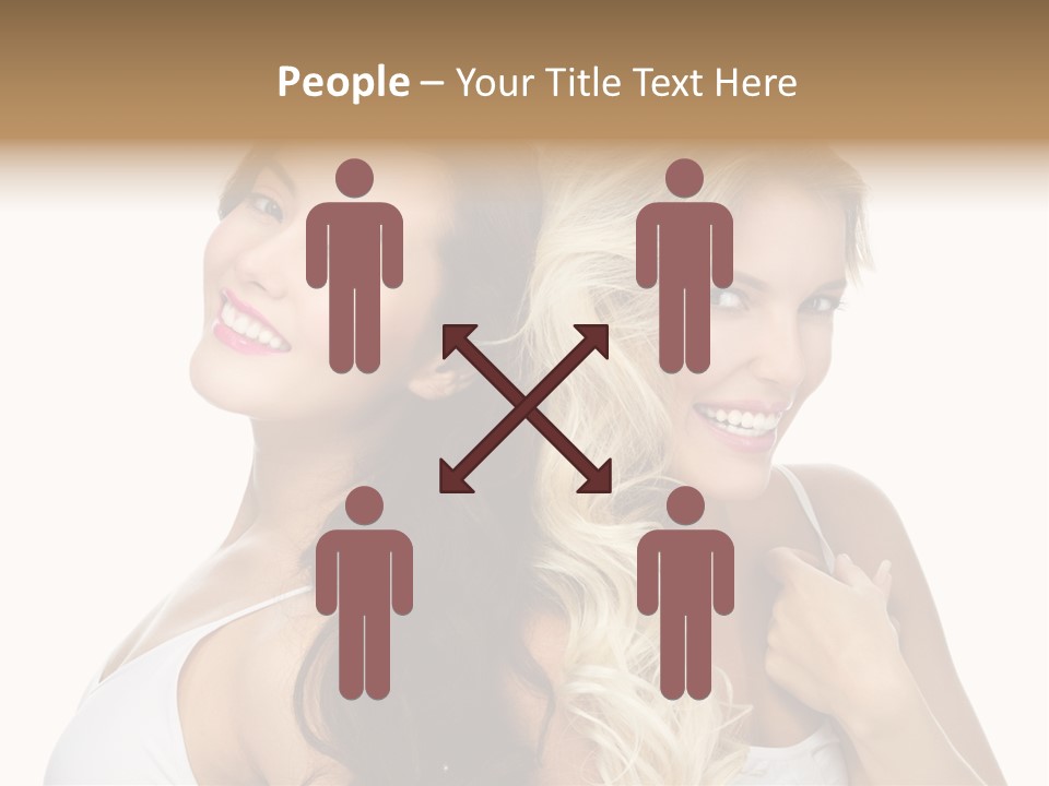 Portrait Studio Shot Cosmetics PowerPoint Template