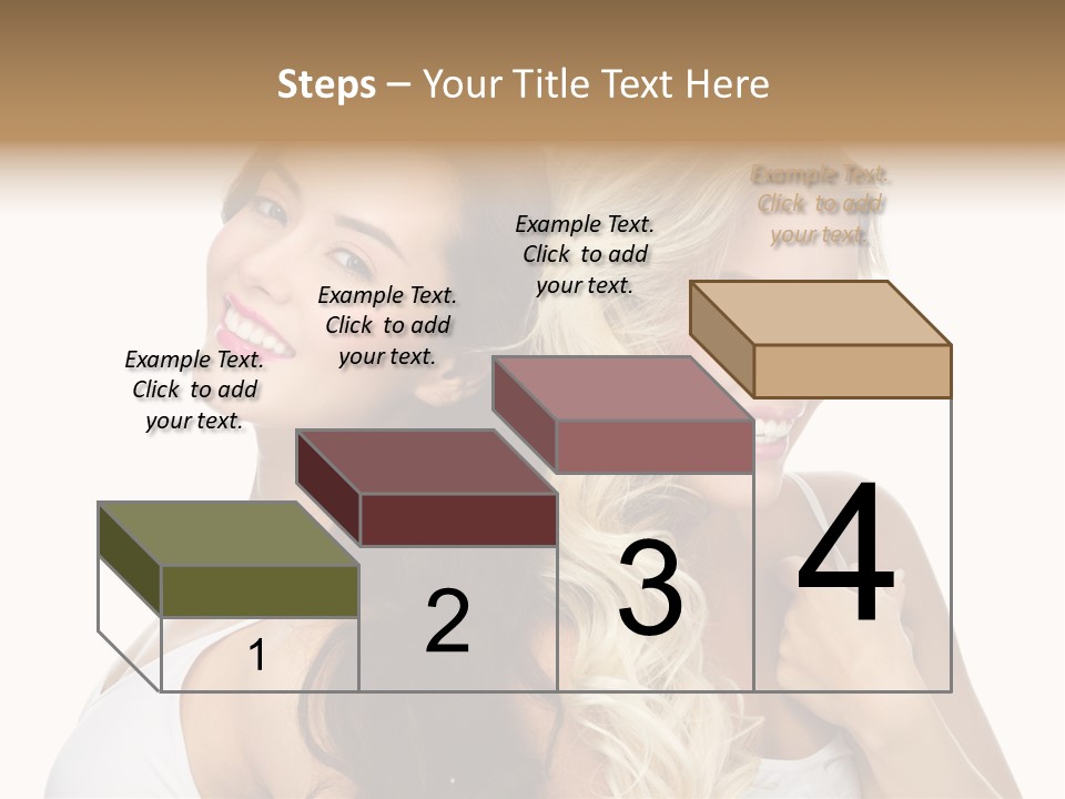 Portrait Studio Shot Cosmetics PowerPoint Template