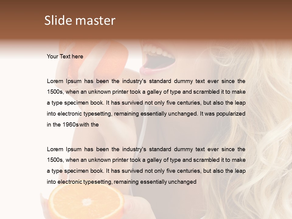 Diet Skin Calories PowerPoint Template