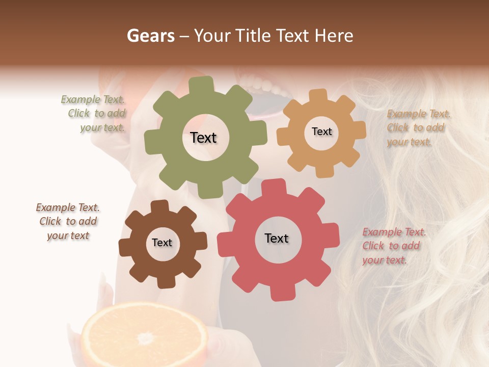 Diet Skin Calories PowerPoint Template