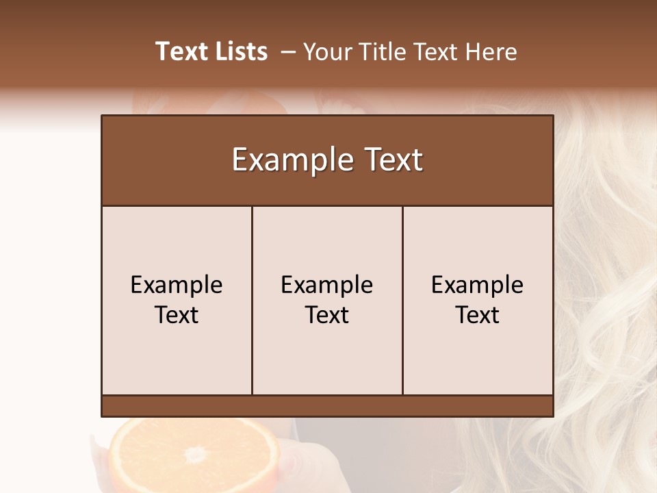 Diet Skin Calories PowerPoint Template