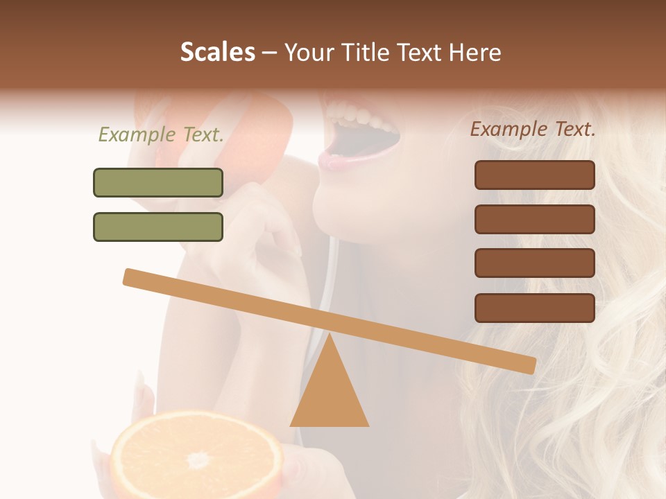 Diet Skin Calories PowerPoint Template
