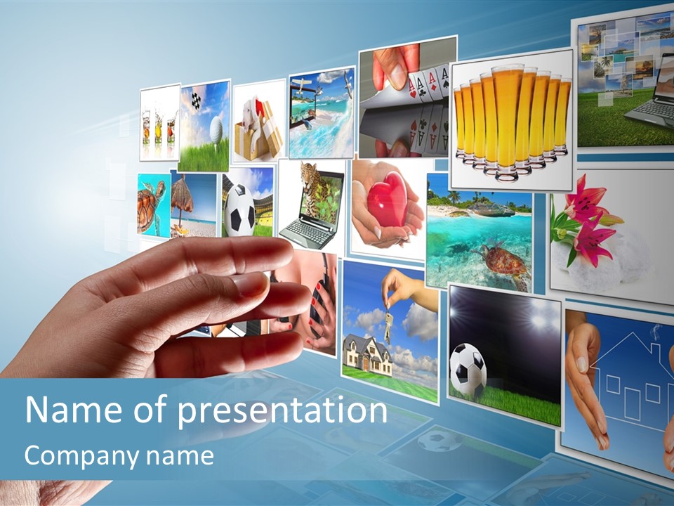 Choosing Navigation Flat PowerPoint Template