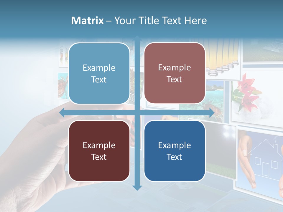 Choosing Navigation Flat PowerPoint Template