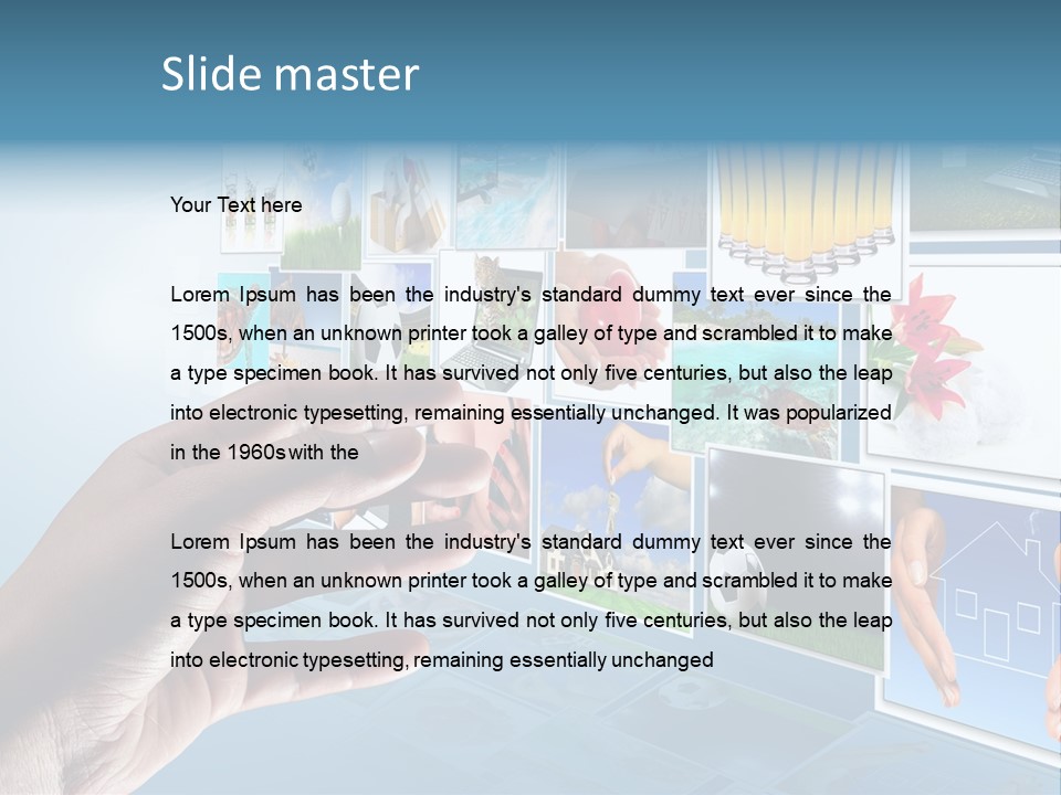 Choosing Navigation Flat PowerPoint Template