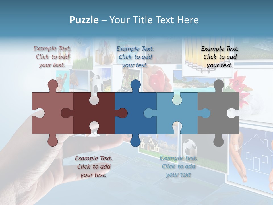 Choosing Navigation Flat PowerPoint Template