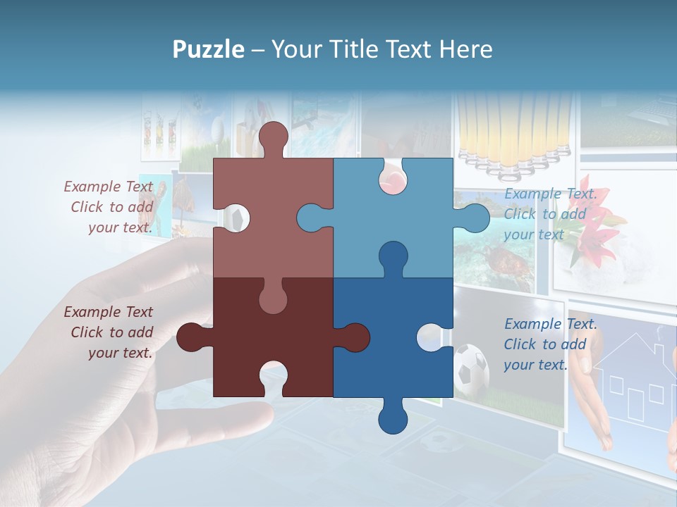 Choosing Navigation Flat PowerPoint Template