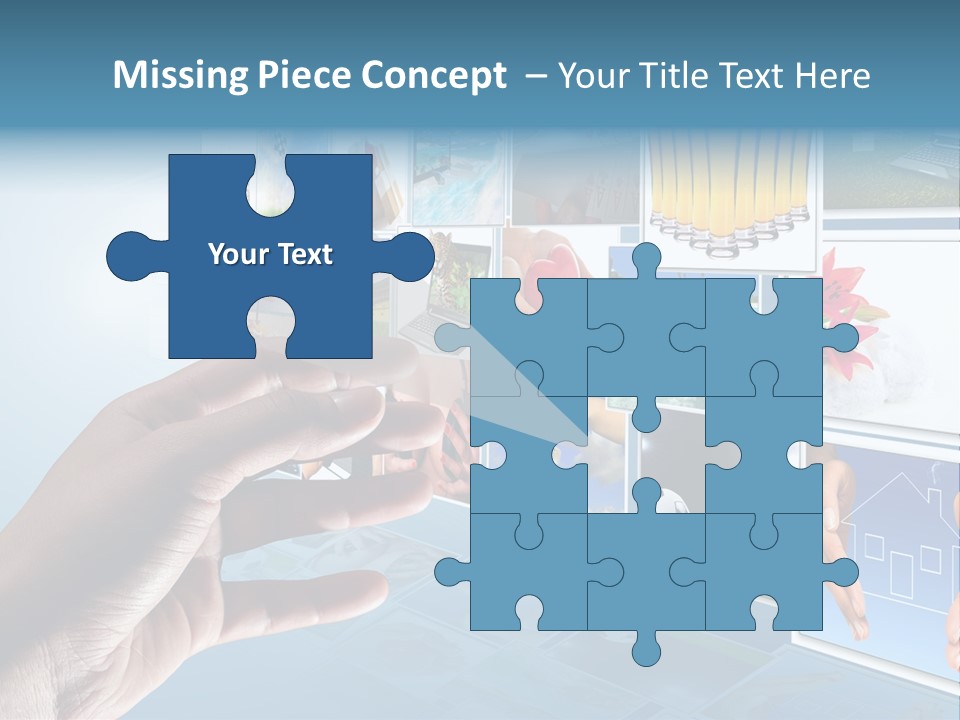 Choosing Navigation Flat PowerPoint Template