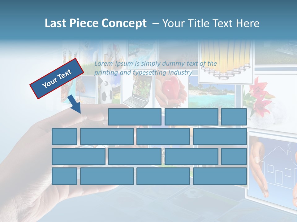 Choosing Navigation Flat PowerPoint Template