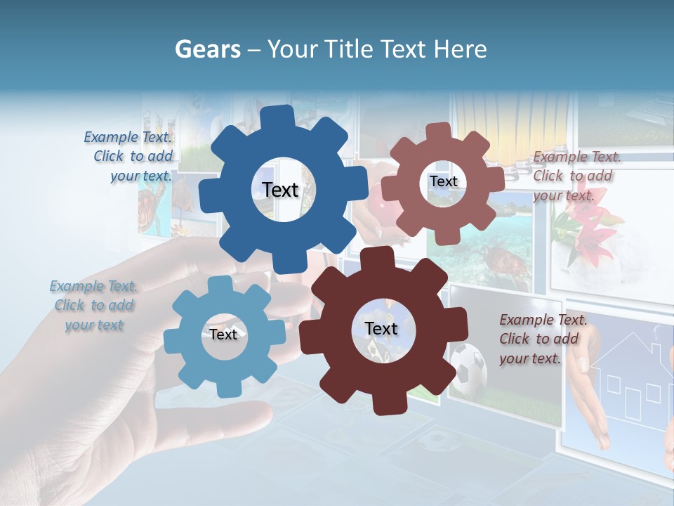 Choosing Navigation Flat PowerPoint Template