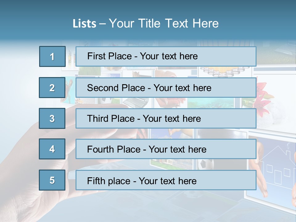 Choosing Navigation Flat PowerPoint Template