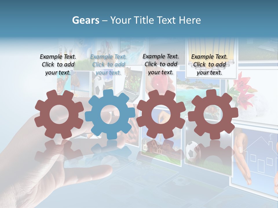 Choosing Navigation Flat PowerPoint Template