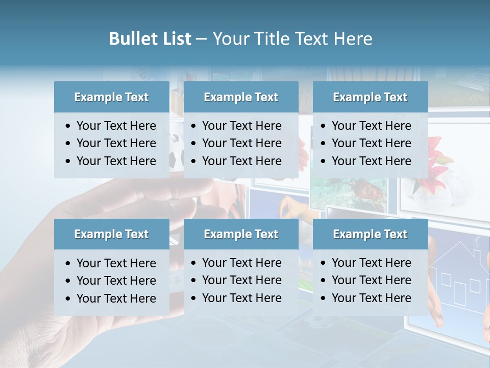 Choosing Navigation Flat PowerPoint Template