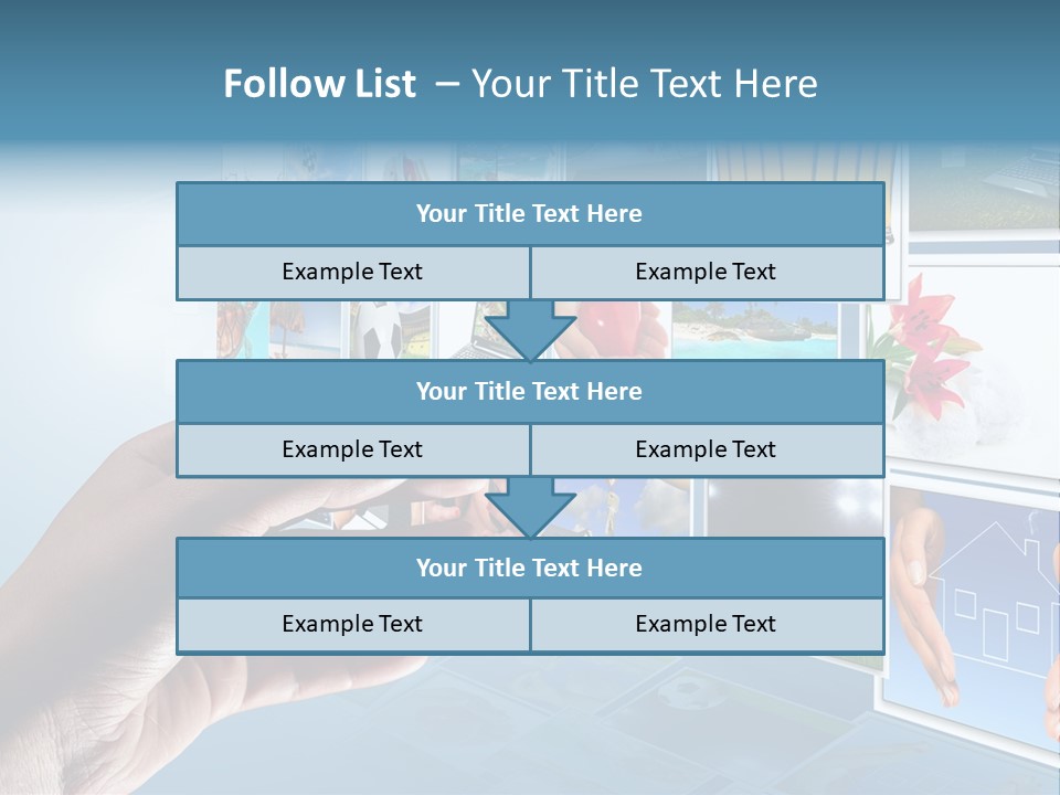 Choosing Navigation Flat PowerPoint Template