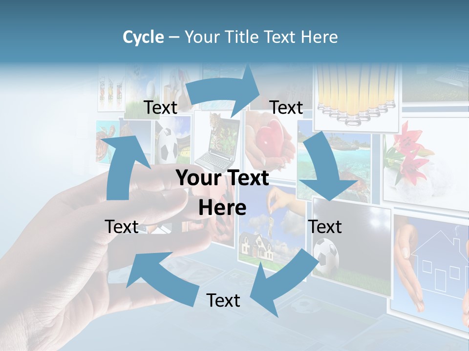 Choosing Navigation Flat PowerPoint Template