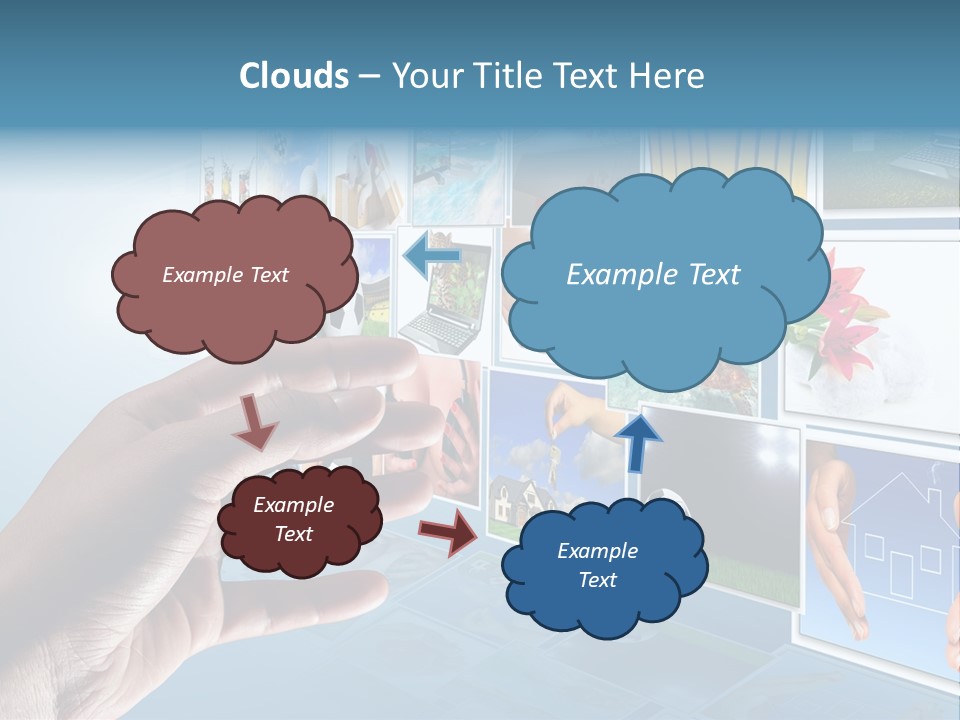 Choosing Navigation Flat PowerPoint Template